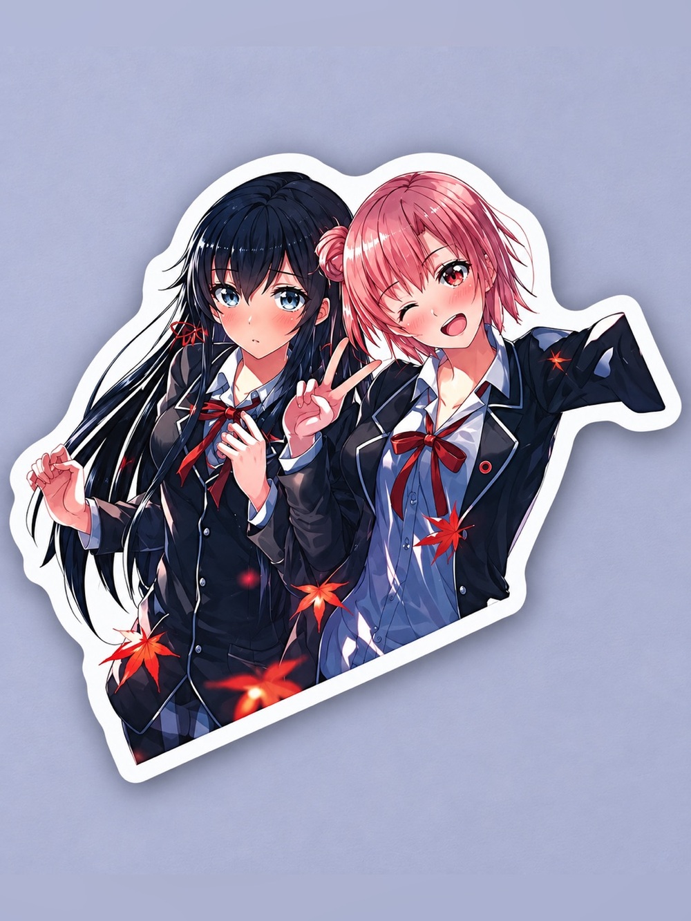 Yukino & Yui Oregairu Sticker | Anime Vinyl Decal